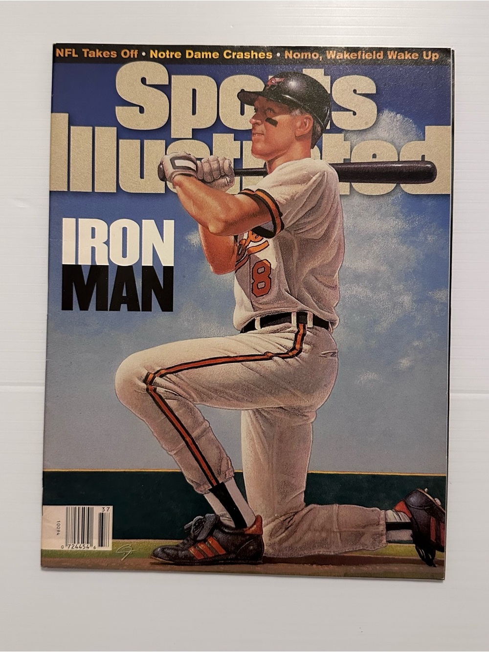 "Iron Man" Cal Ripken Jr. Sports Magazine Issue September 11, 1995 Orioles